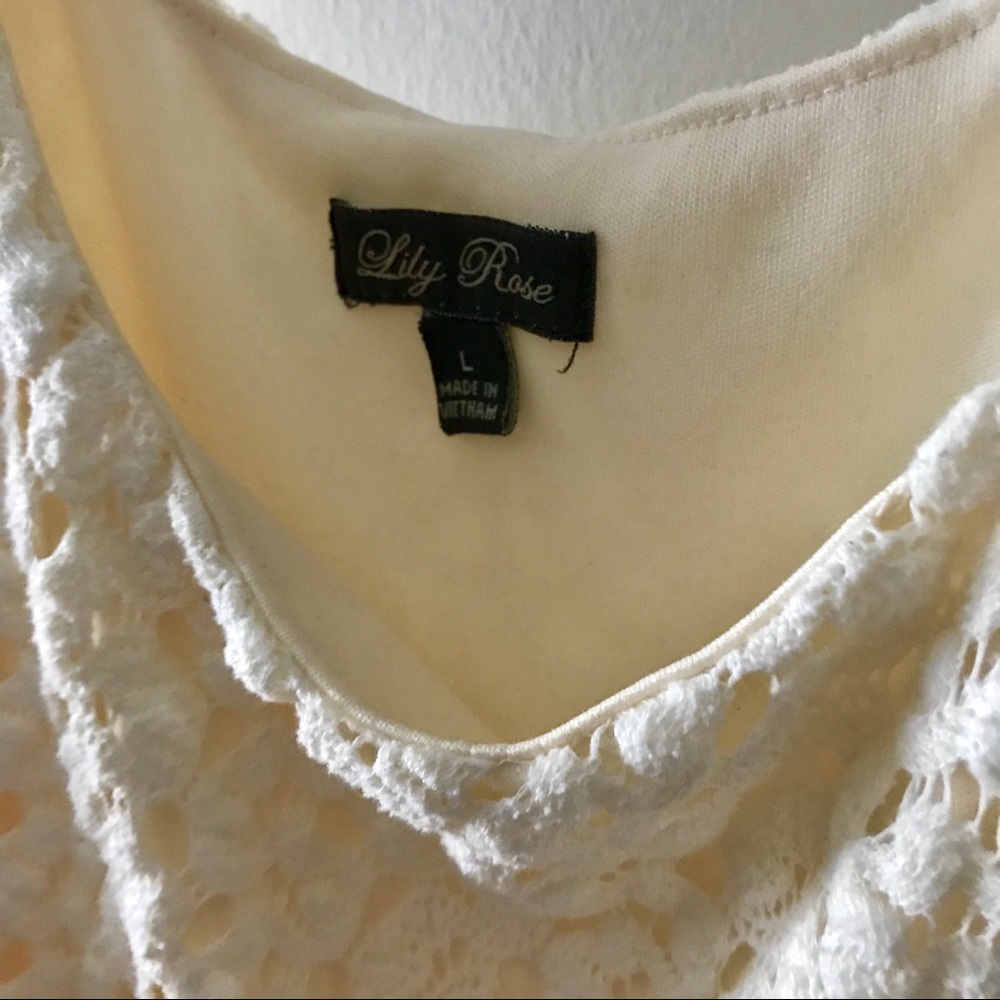 Beautiful Lilly Rose crochet dress 👗 Size Large - Picture 4 of 4